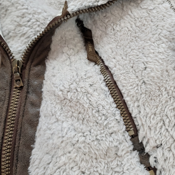 Kuhl Jacket Adult Small Beige FLIGHT Pile Fleece Packable Hood Coat Full… - Picture 3 of 12